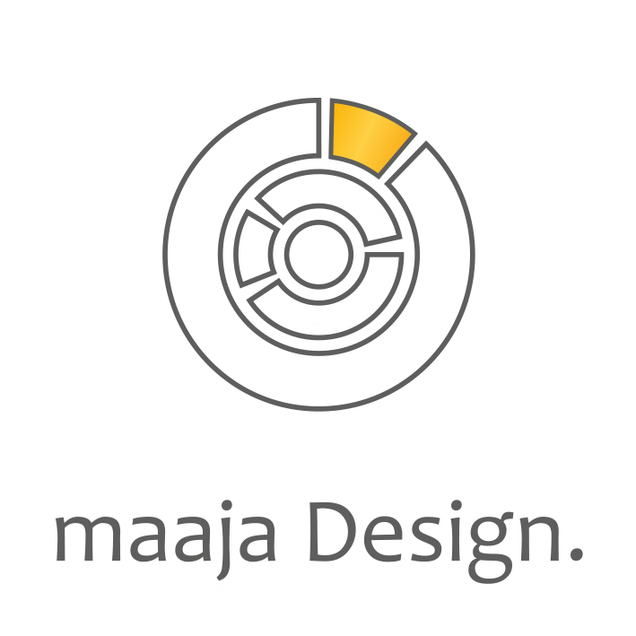 Logo maaja Design. – Ihre Werbe- und Designagentur