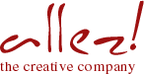 Logo allez! - the creative company GmbH